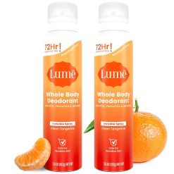 Lume Invisible Body Deodorant Spray Whole Body Deodorant  3.6 oz (Fresh Citrus)